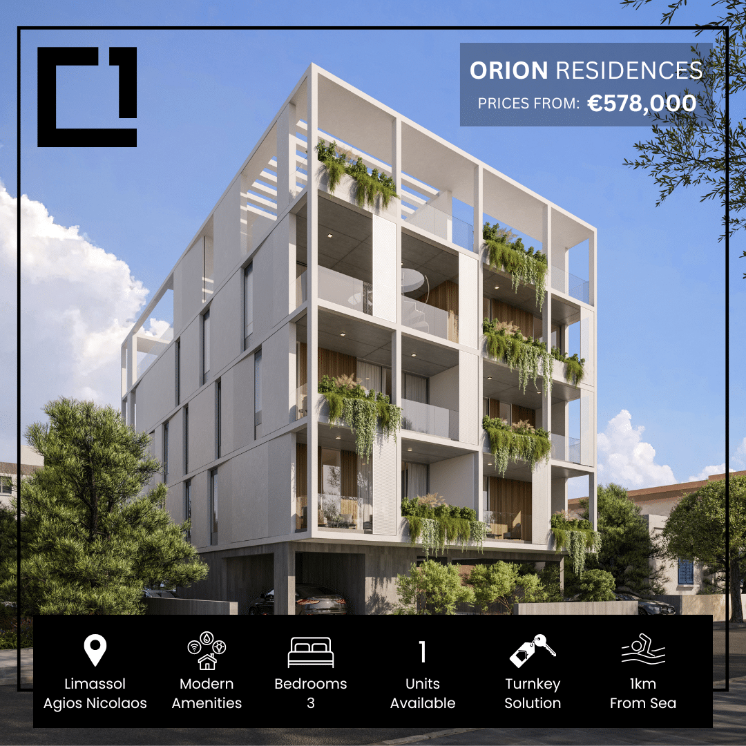 ORION Residences apartments for sale in Limassol