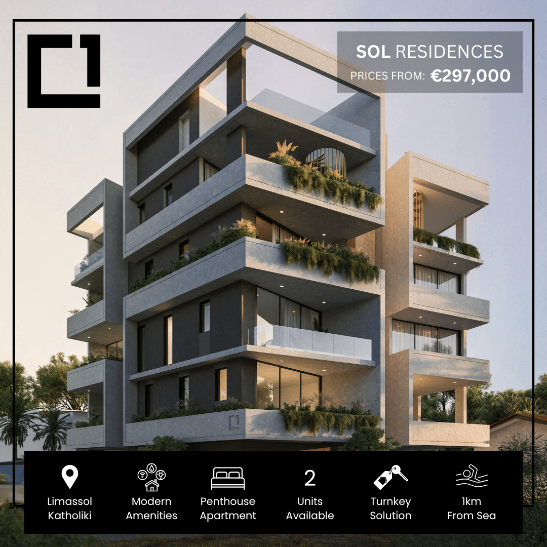 SOL Residences apartments for sale in Limassol