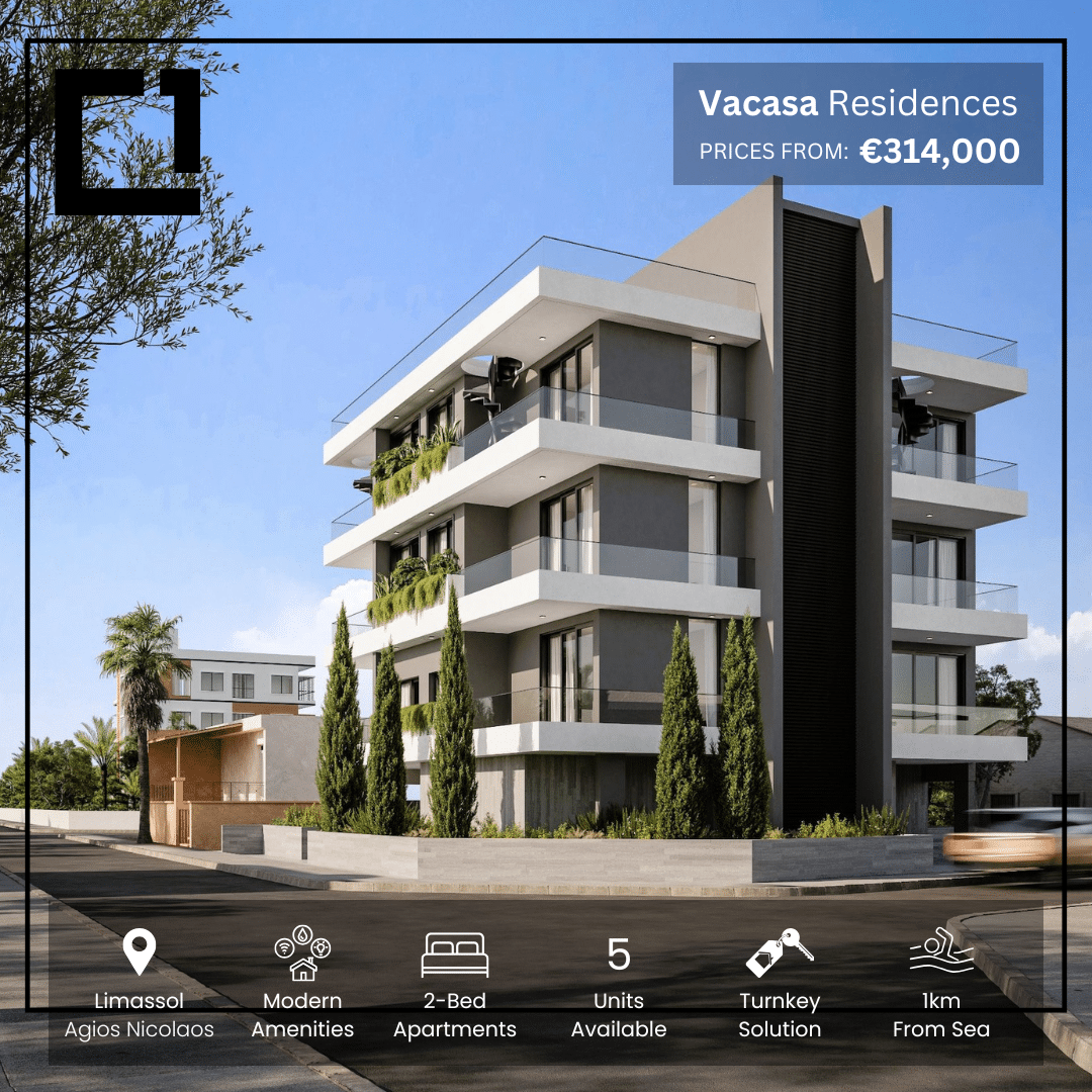 VACASA Residences apartments for sale in Limassol